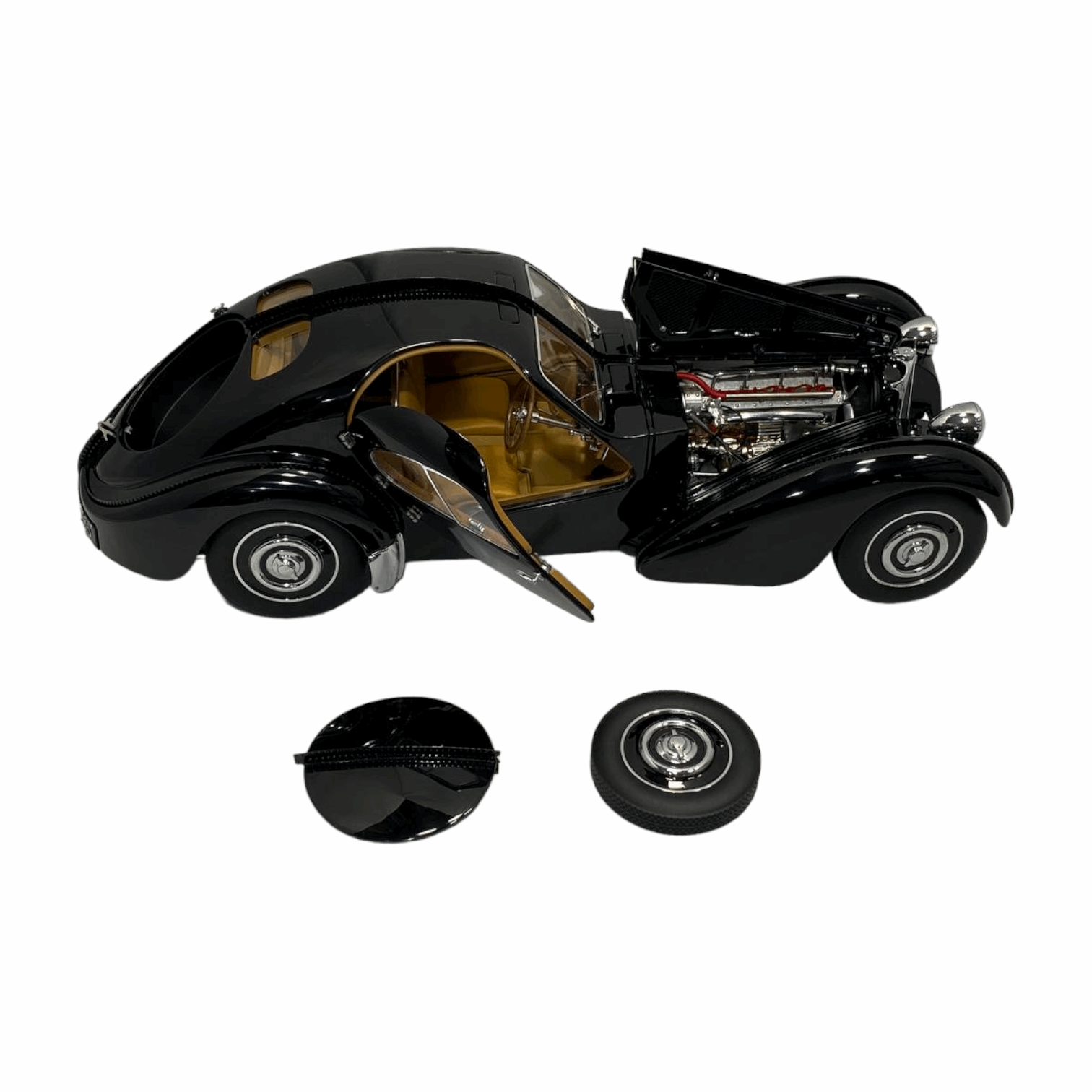 1/18 Bugatti 57S Atlantic Black 1938 by Autoart Scale Model Car|Sold in Dturman.com Dubai UAE.