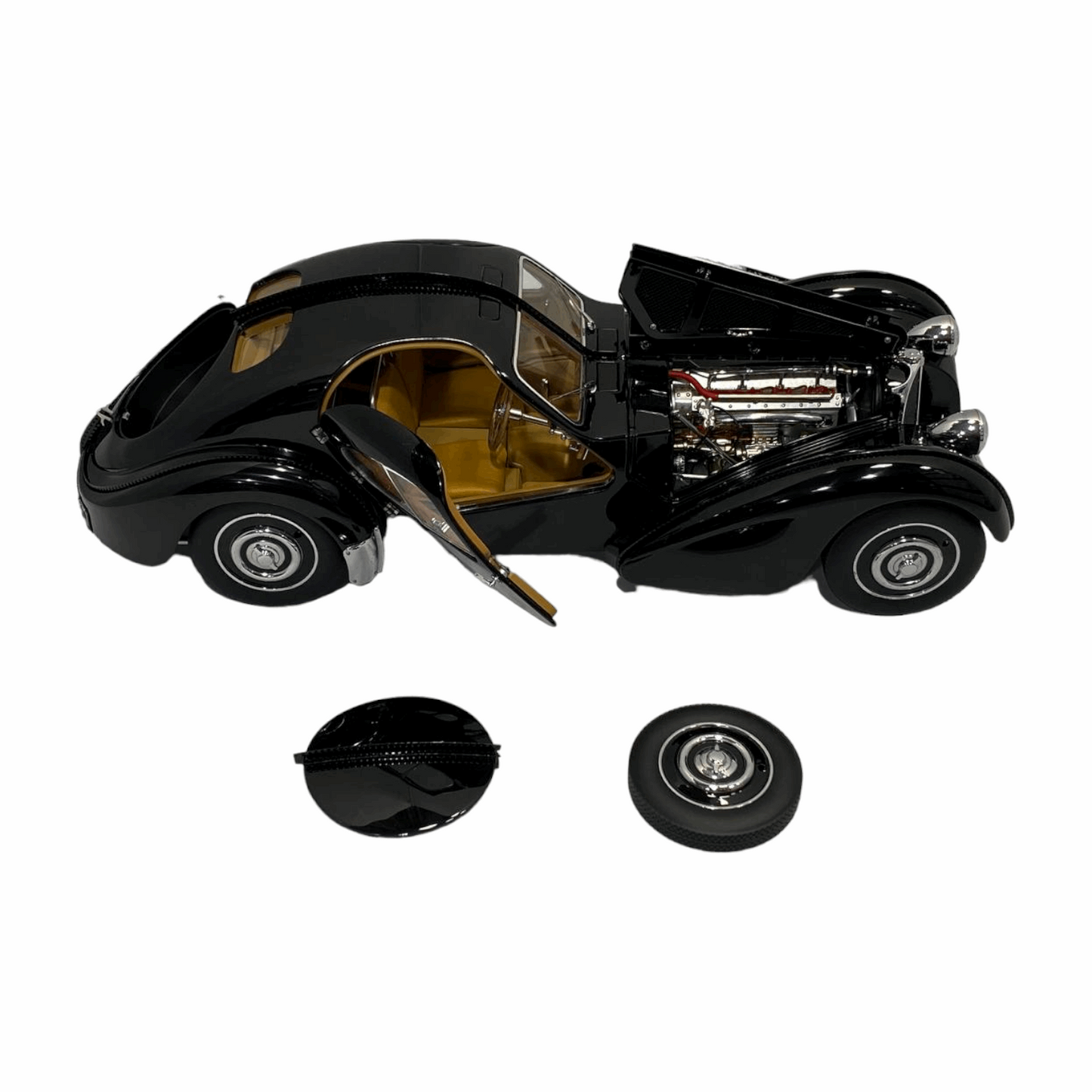 1/18 Bugatti 57S Atlantic Black 1938 by Autoart Scale Model Car|Sold in Dturman.com Dubai UAE.