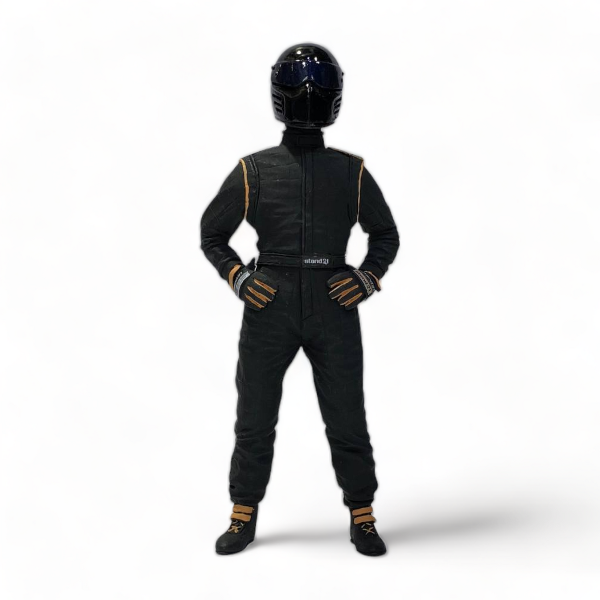 Scale Figure Stig Black Top Gear by SF 1:18|Sold in Dturman.com Dubai UAE.