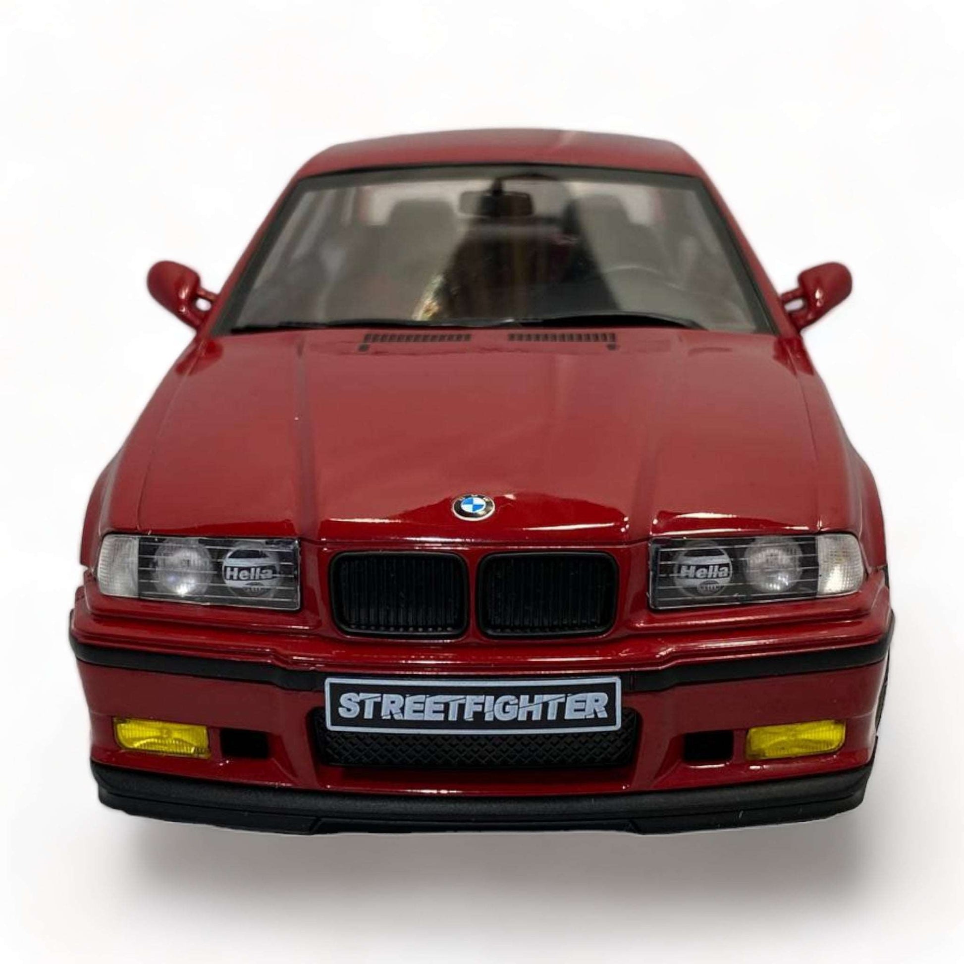 1/18 Diecast BMW M3 E36 Coupe street fighter Red by Solido Model Car|Sold in Dturman.com Dubai UAE.