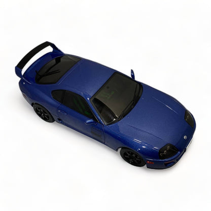 1/18 Diecast Toyota Supra MK4 Dark Blue by Solido Miniature Model Car|Sold in Dturman.com Dubai UAE.