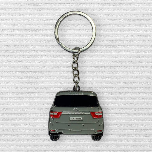 Nissan Patrol Y62 key chain - Grey