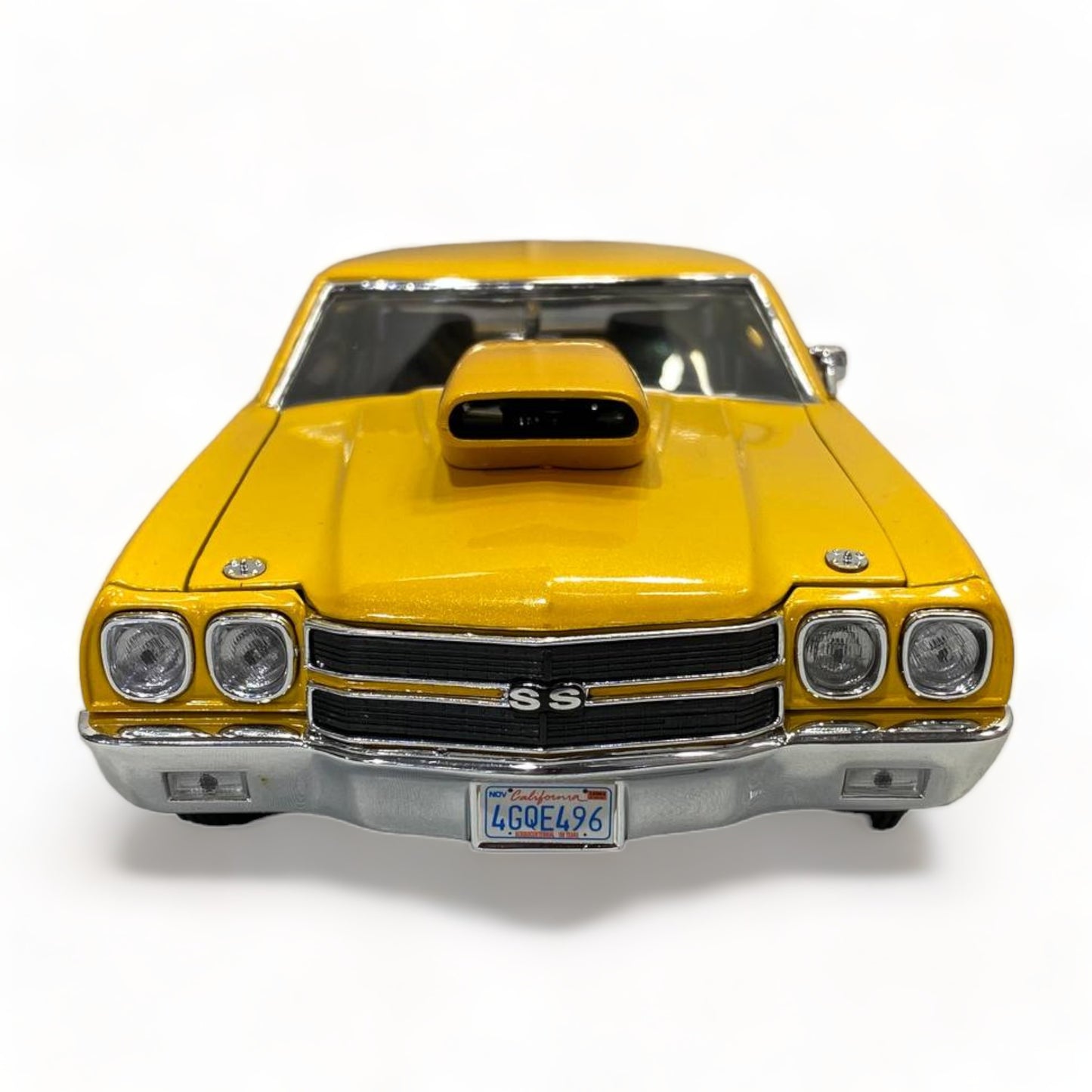 Welly Chevrolet CHEVELLE PRO STREET YELLOW|Sold in Dturman.com Dubai UAE.