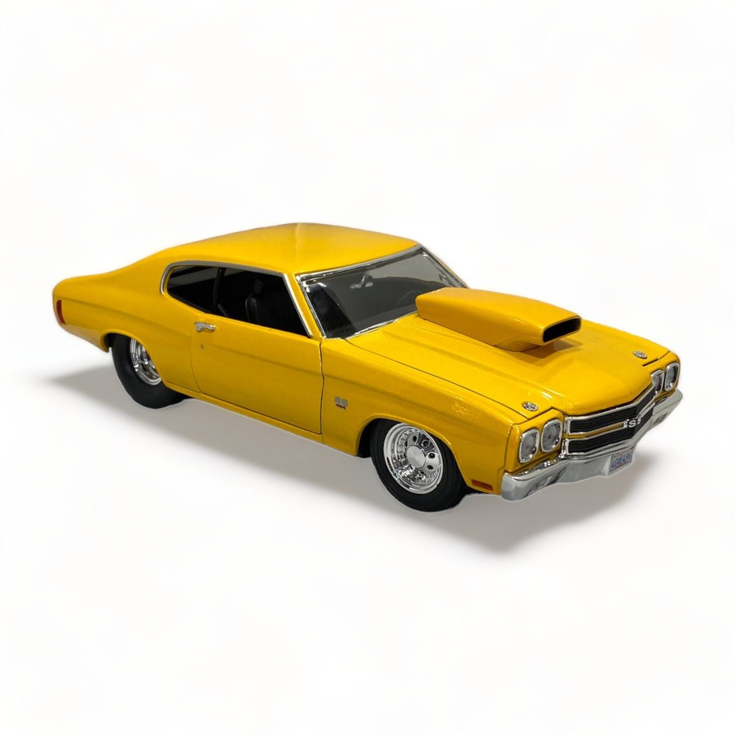 Welly Chevrolet CHEVELLE PRO STREET YELLOW|Sold in Dturman.com Dubai UAE.