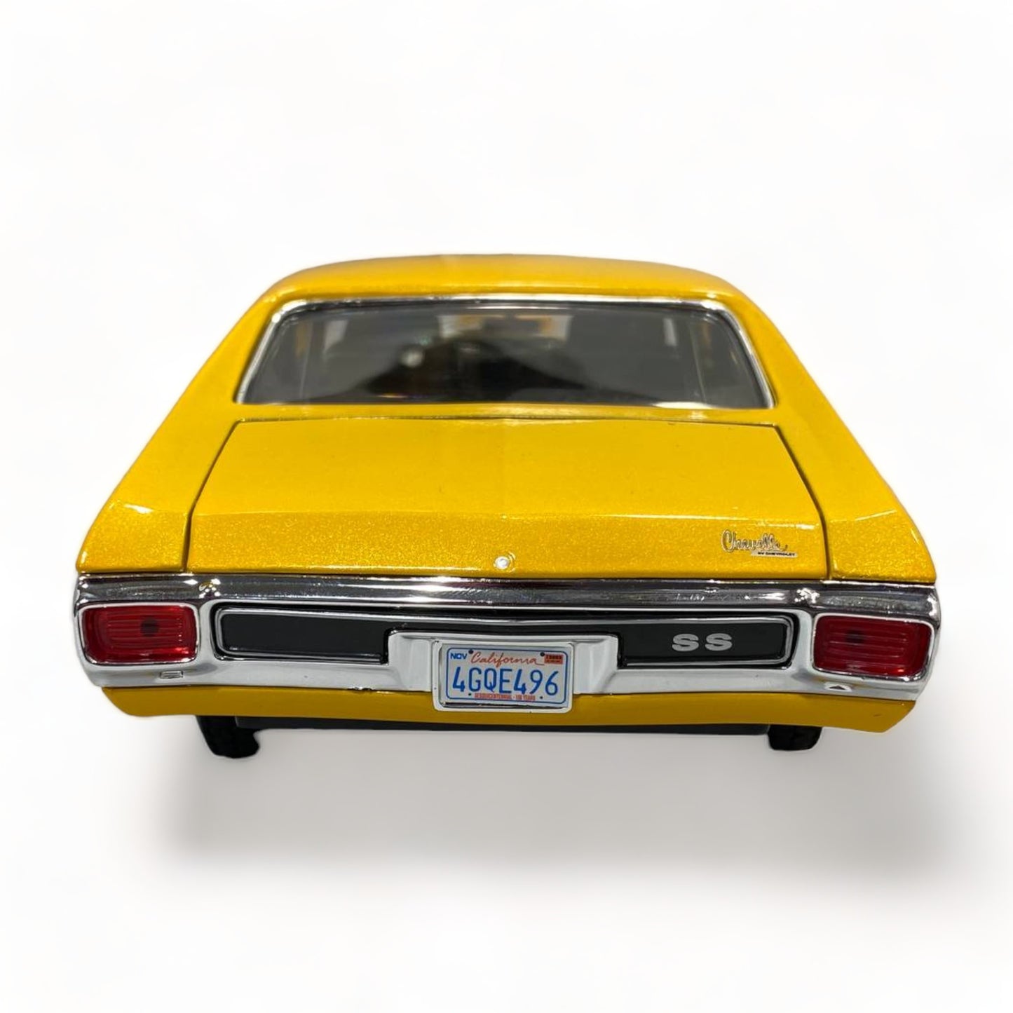 Welly Chevrolet CHEVELLE PRO STREET YELLOW|Sold in Dturman.com Dubai UAE.