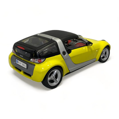 1/18 Diecast SMART Road Ster COUPE YELLOW 1/18 by Bburago Scale Model Car|Sold in Dturman.com Dubai UAE.