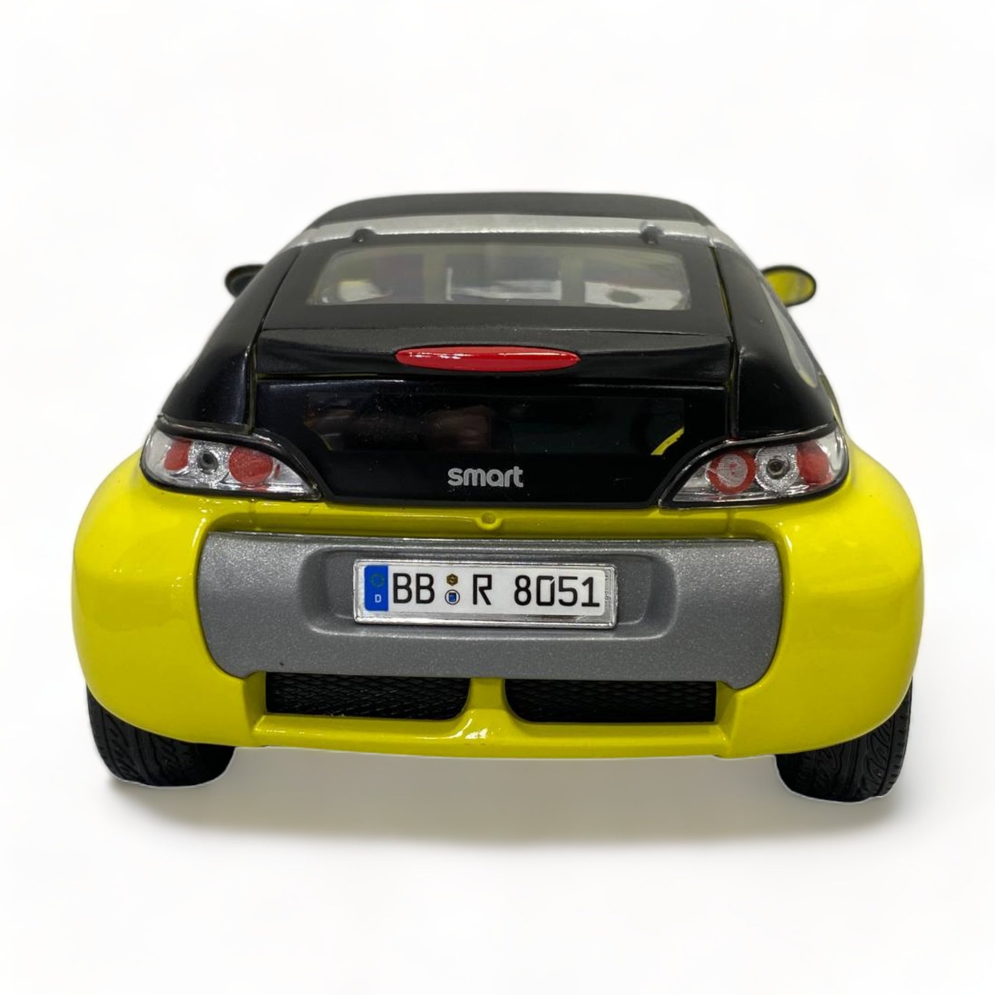 1/18 Diecast SMART Road Ster COUPE YELLOW 1/18 by Bburago Scale Model Car|Sold in Dturman.com Dubai UAE.