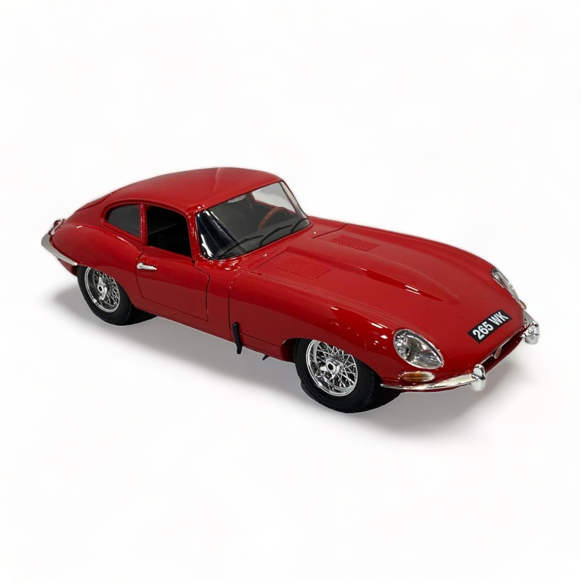 1/18 Diecast Jaguar E TYPE COUPE  RED 1961 by Bburago Scale Model Car|Sold in Dturman.com Dubai UAE.