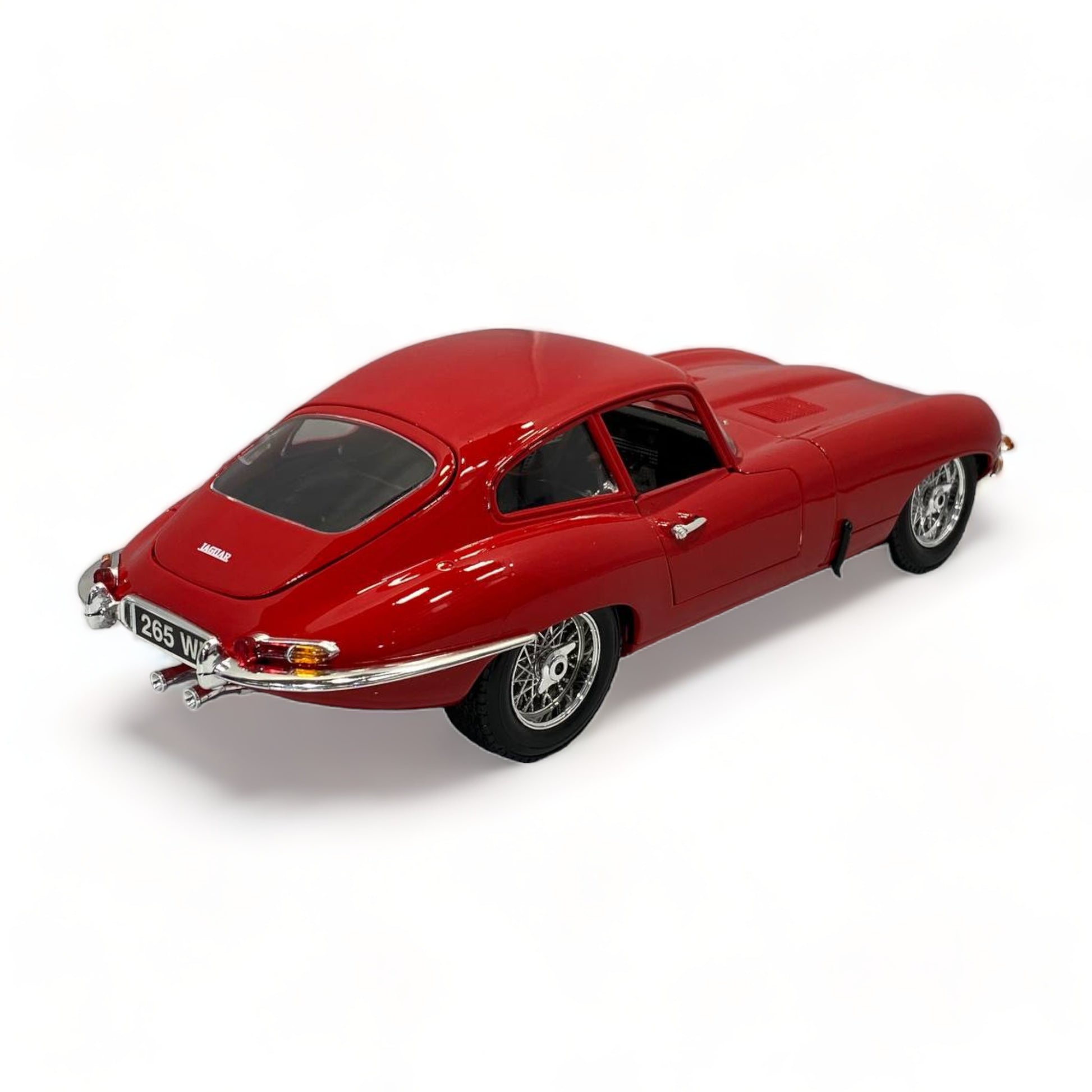 1/18 Diecast Jaguar E TYPE COUPE  RED 1961 by Bburago Scale Model Car|Sold in Dturman.com Dubai UAE.