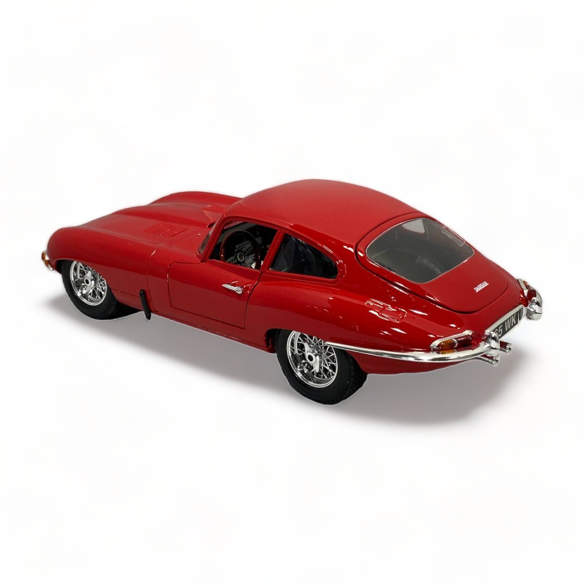 1/18 Diecast Jaguar E TYPE COUPE  RED 1961 by Bburago Scale Model Car|Sold in Dturman.com Dubai UAE.