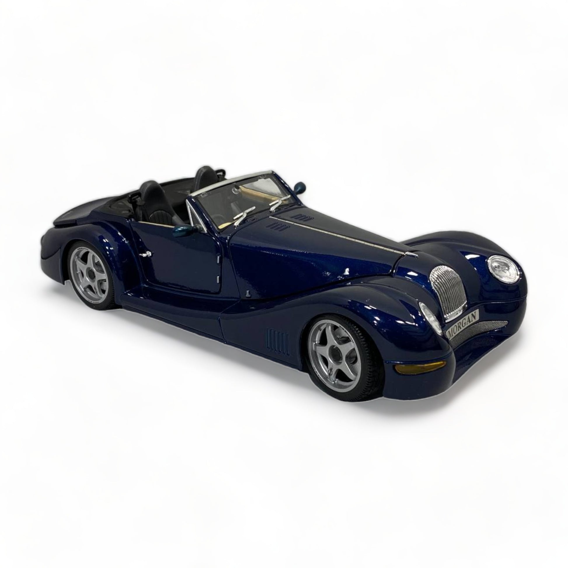 1/18 Diecast MORGAN AERO 8  BLUE Bburago Scale Model Car|Sold in Dturman.com Dubai UAE.