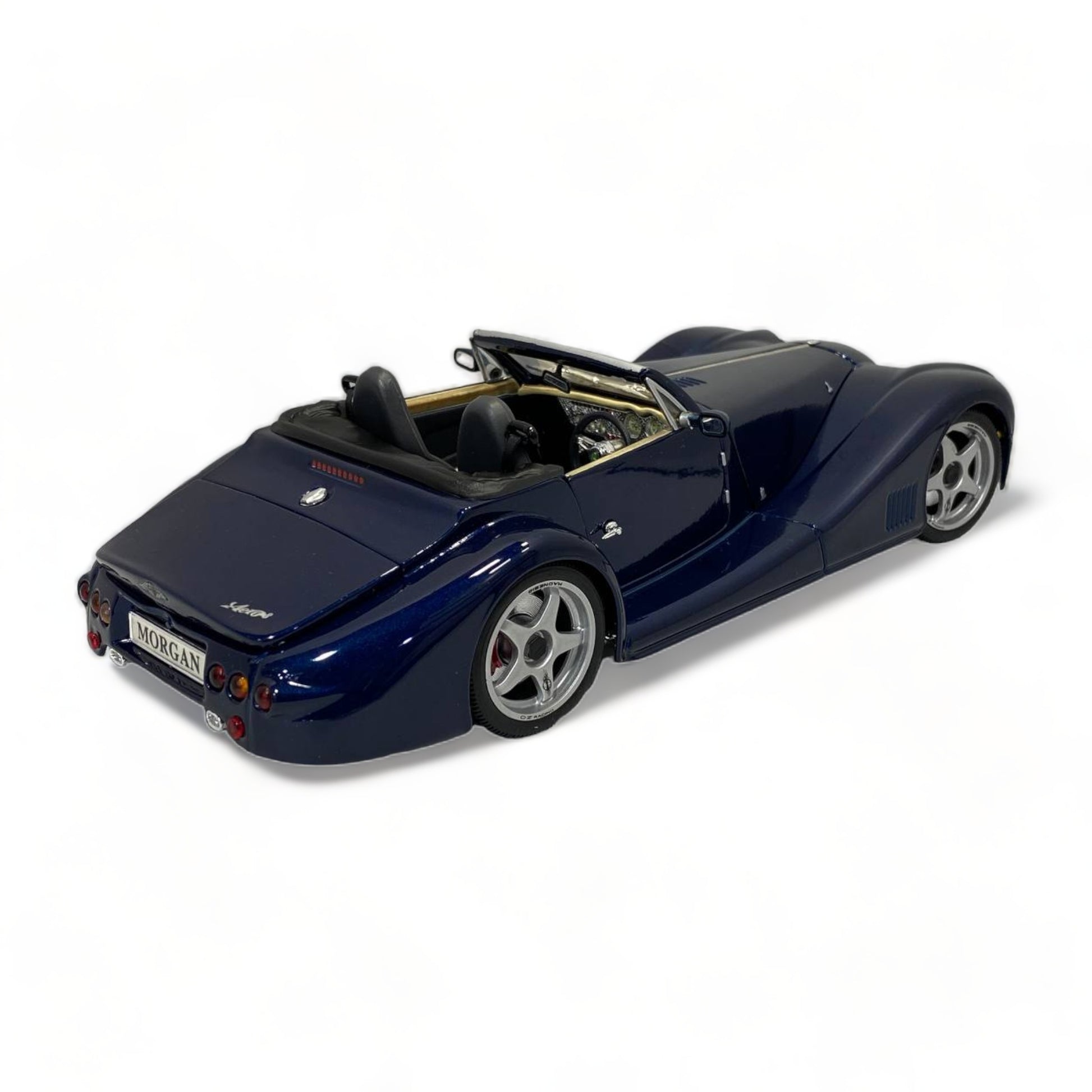 1/18 Diecast MORGAN AERO 8  BLUE Bburago Scale Model Car|Sold in Dturman.com Dubai UAE.