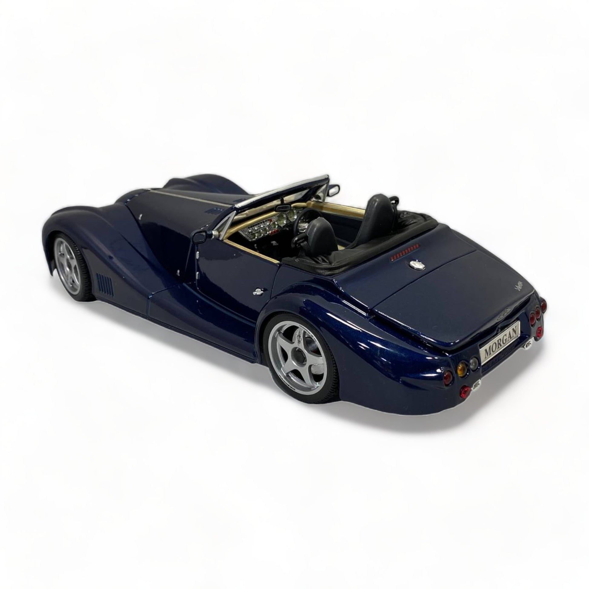 1/18 Diecast MORGAN AERO 8  BLUE Bburago Scale Model Car|Sold in Dturman.com Dubai UAE.