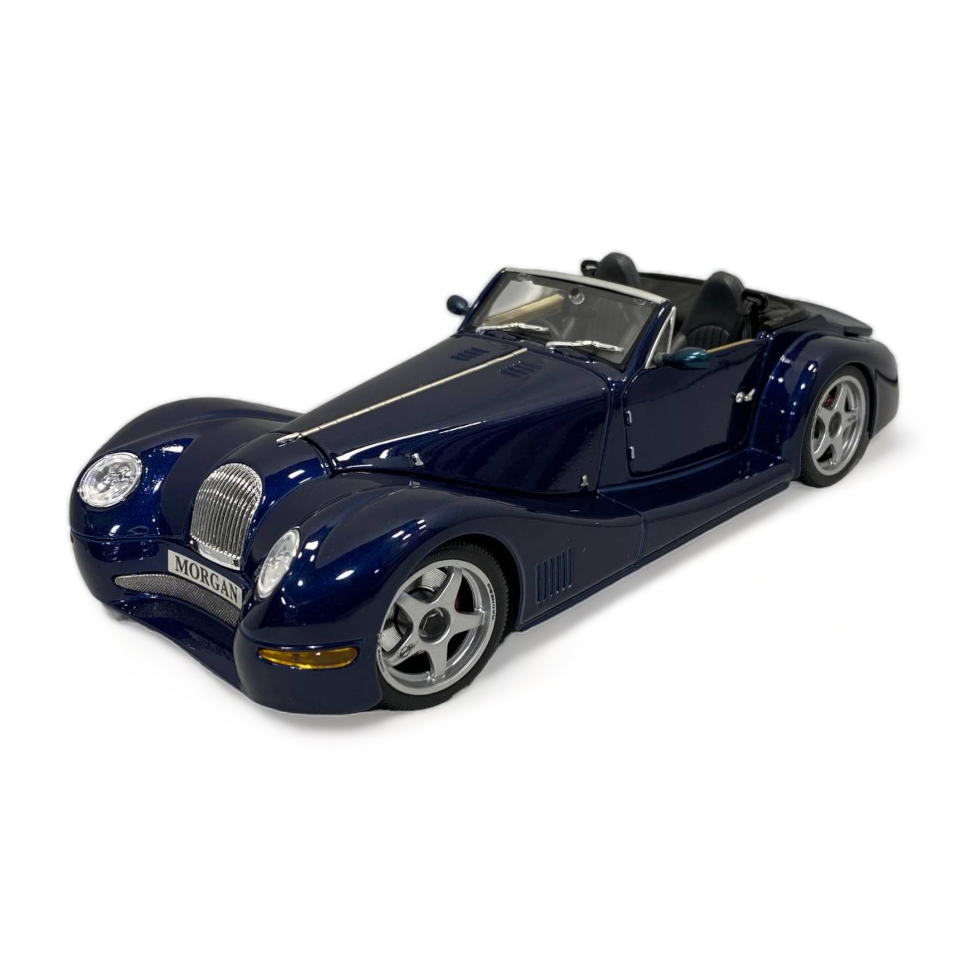 1/18 Diecast MORGAN AERO 8  BLUE Bburago Scale Model Car|Sold in Dturman.com Dubai UAE.