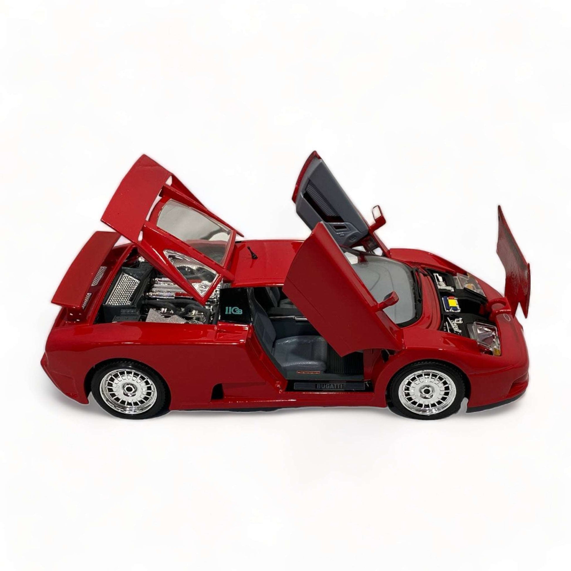 1/18 Diecast Bugatti EB 110 RED Bburago Scale Model Car|Sold in Dturman.com Dubai UAE.
