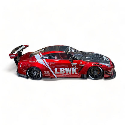Nissan GT-R R35 LBWK LB*Performance Red & Carbon One Model|Sold in Dturman.com Dubai UAE.