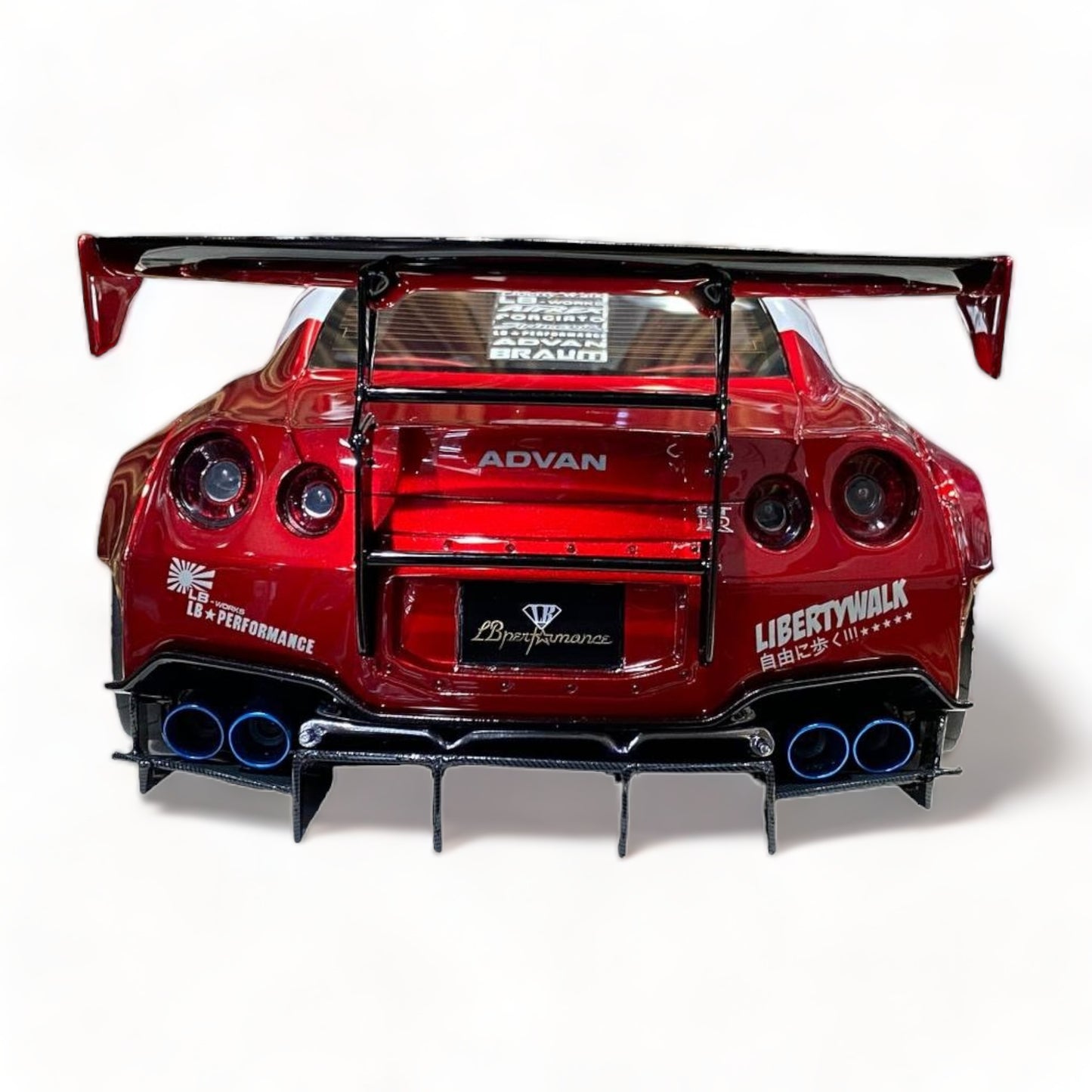 Nissan GT-R R35 LBWK LB*Performance Red & Carbon One Model|Sold in Dturman.com Dubai UAE.