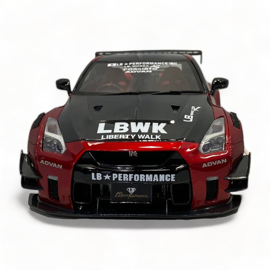 Nissan GT-R R35 LBWK LB*Performance Red & Carbon One Model – dturman.com