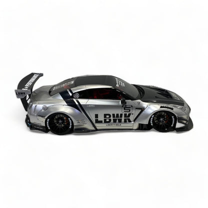 Nissan GT-R R35 GT Wing J20 LBWK LB*Performance Silver & Carbon by Onemodel|Sold in Dturman.com Dubai UAE.