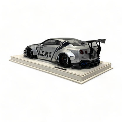 Nissan GT-R R35 GT Wing J20 LBWK LB*Performance Silver & Carbon by Onemodel|Sold in Dturman.com Dubai UAE.