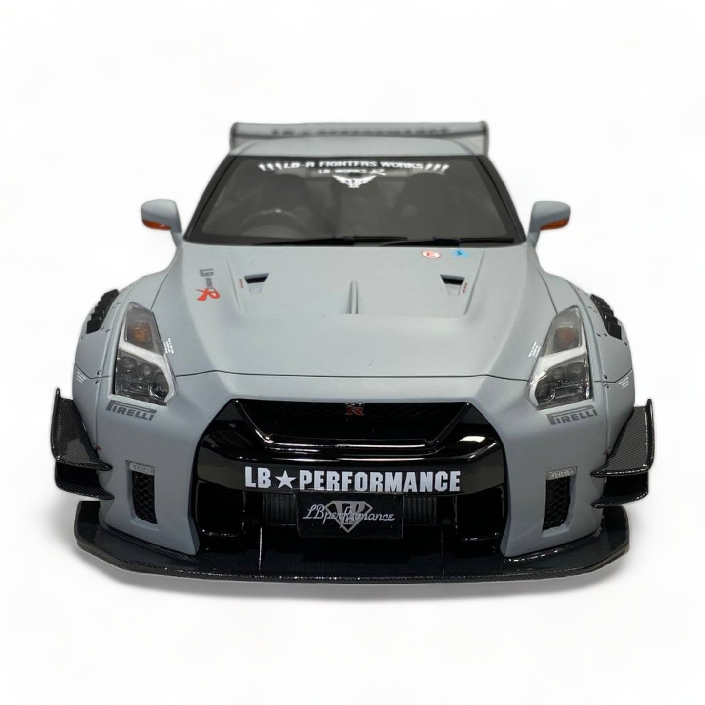 Nissan GT-R R35 LBWK LB*Performance Matt Grey by Onemodel 1/18 ...