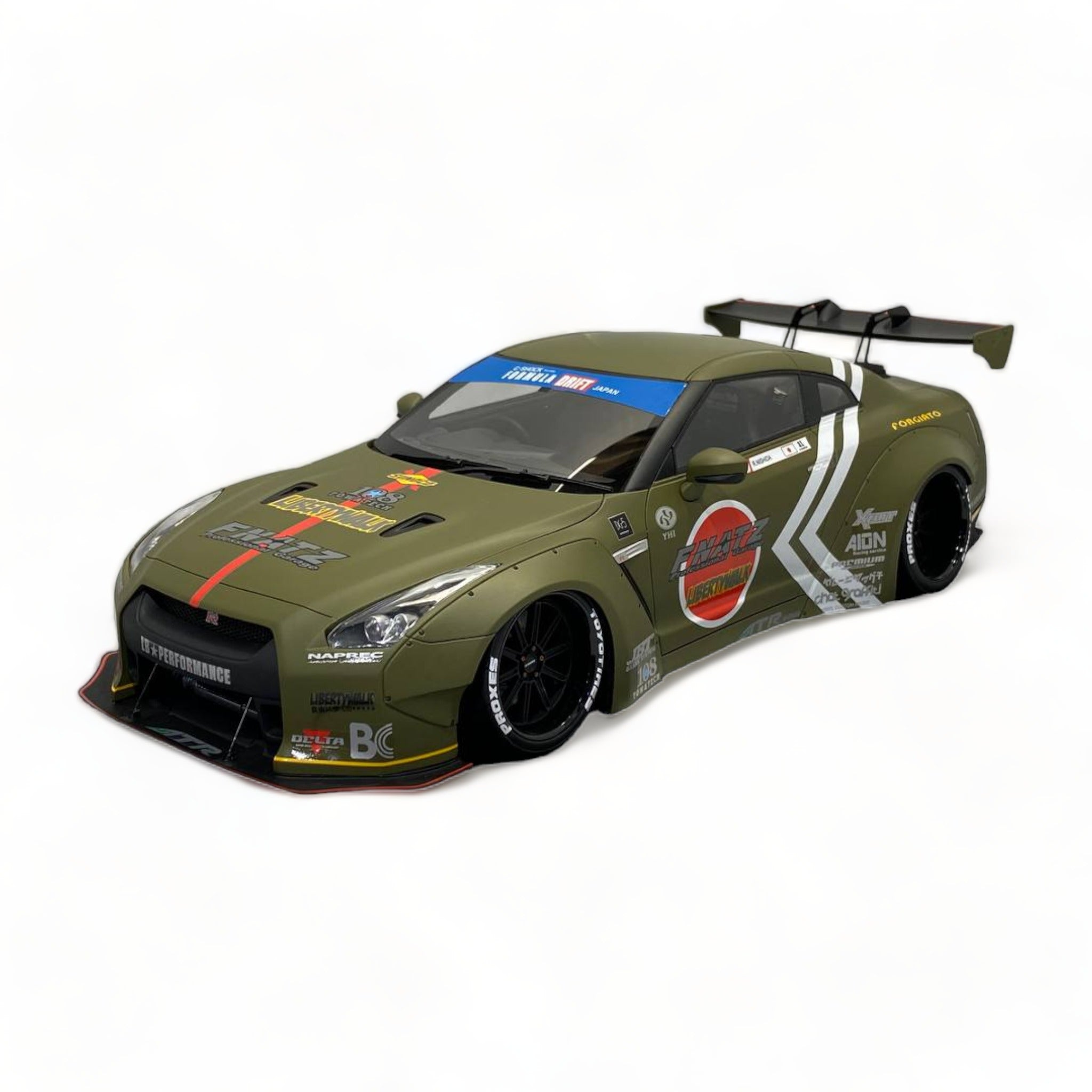 Nissan GT-R R35 LBWK LB*Performance Matt Green by Onemodel 1/18 ...