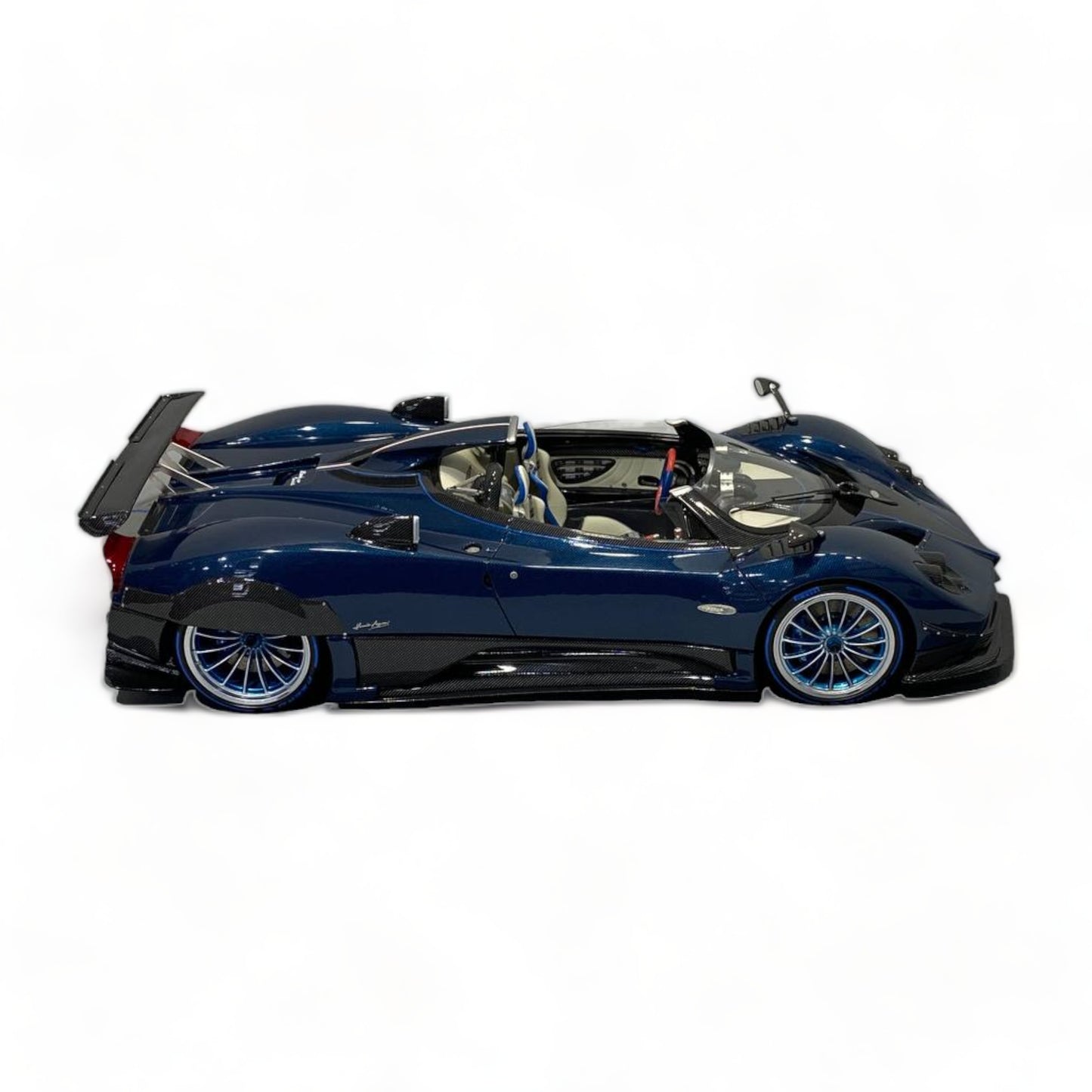 1/18 Diecast Pagani Zond HP Barchetta Blue by BBR Scale Model Car