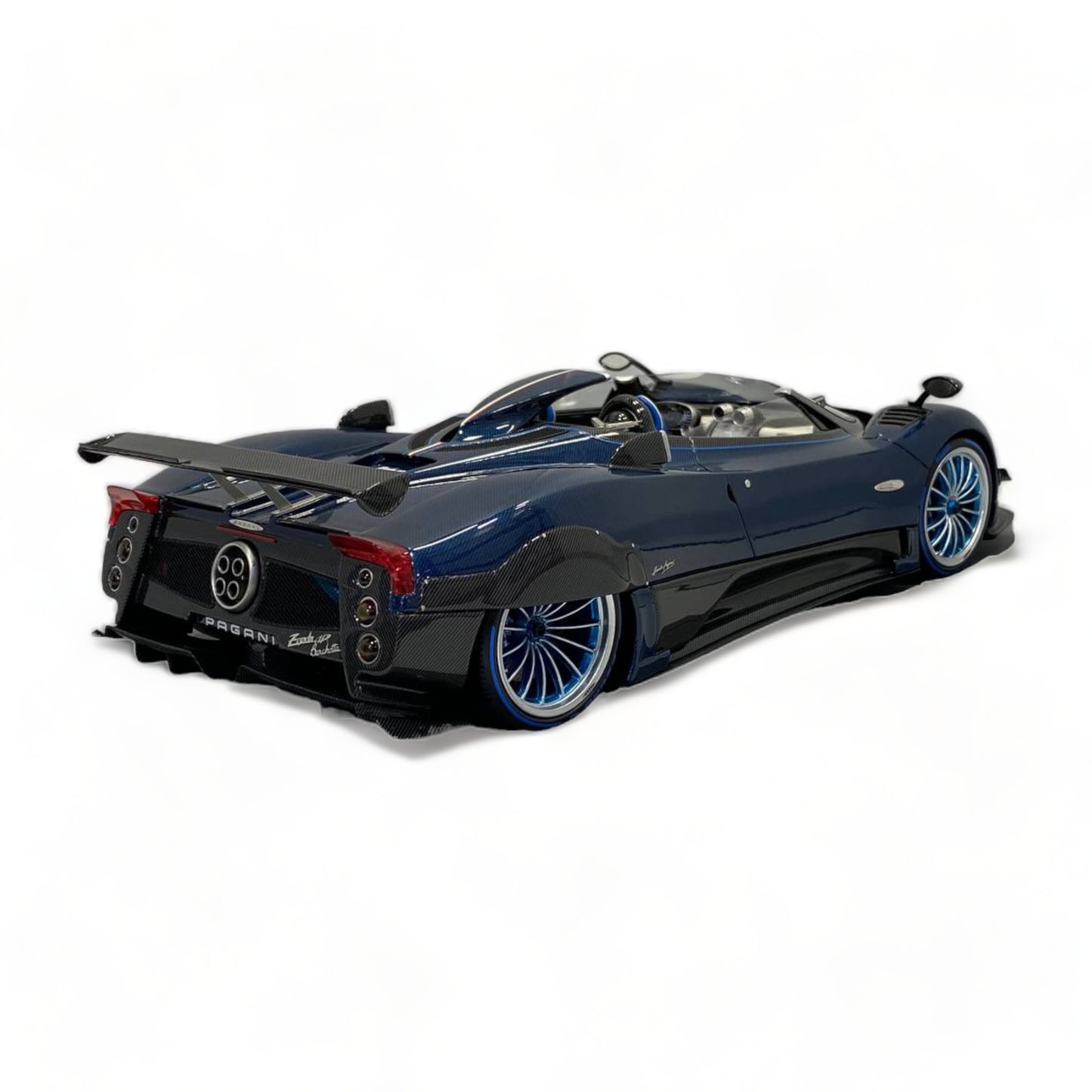 1/18 Diecast Pagani Zond HP Barchetta Blue by BBR Scale Model Car