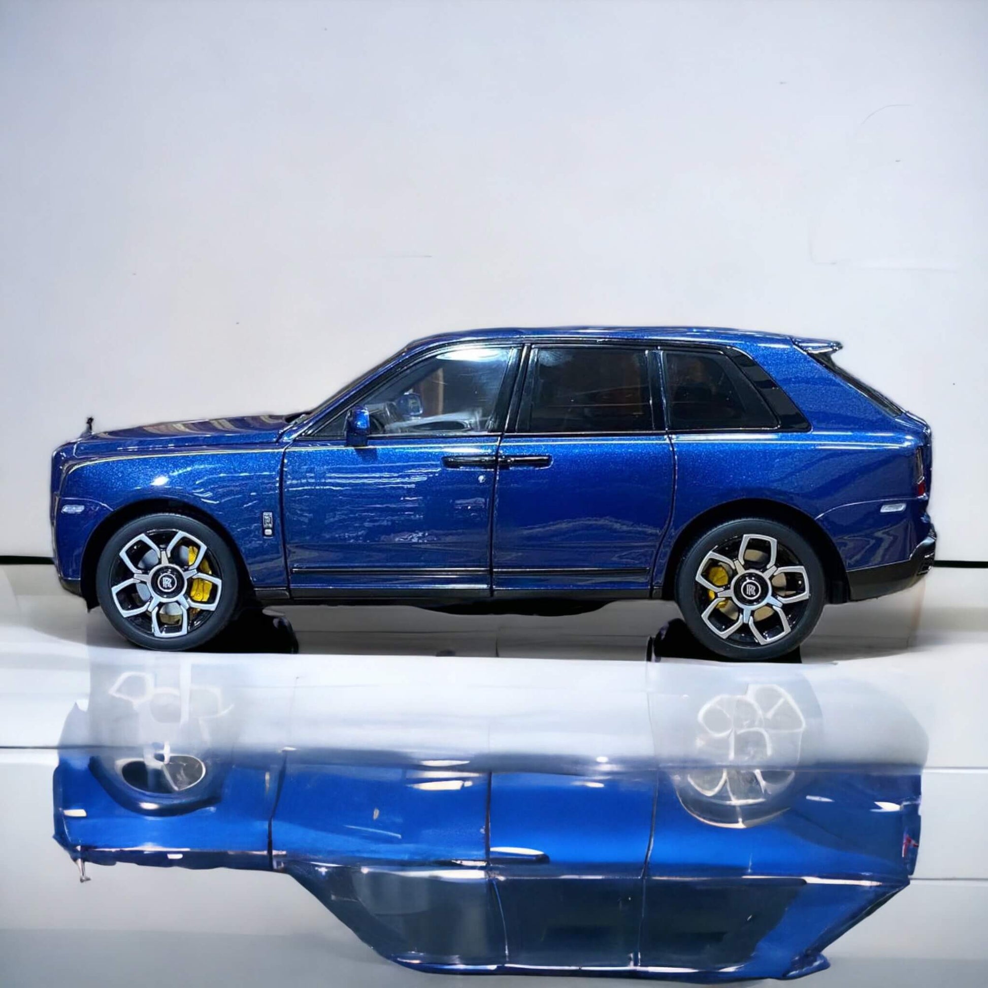 1/18 Diecast Miniature Rolls Royce Cullinan Purple Box Dark Blue Model Car|Sold in Dturman.com Dubai UAE.