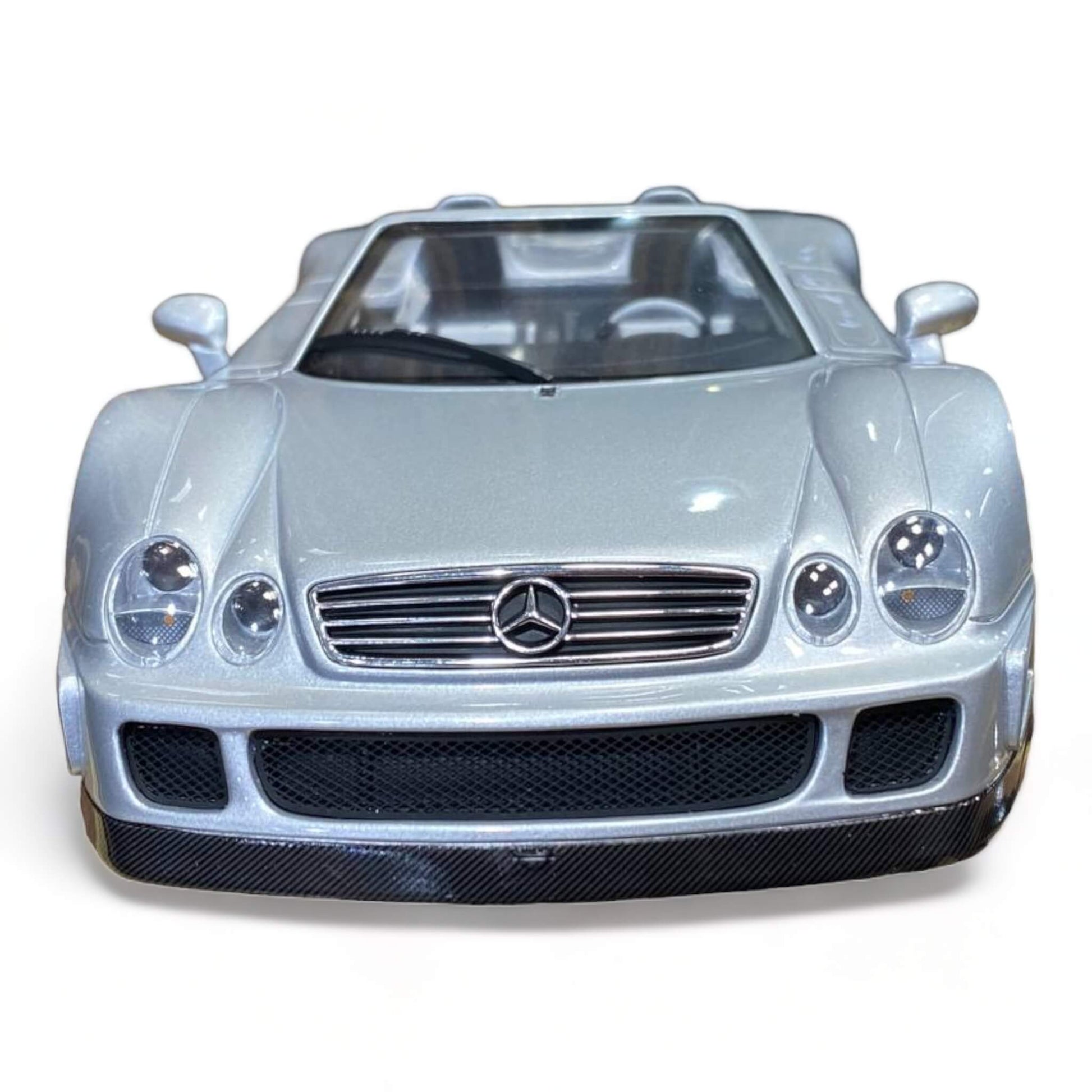 1/18 Diecast Mercedes Benz CLK-GTR Roadster Silver 1/18 by GT Spirit Scale Model Car|Sold in Dturman.com Dubai UAE.