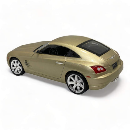 1/18 Diecast Maisto Chrysler Crossfire Gold Miniature Model Car Dturman Dubai UAE|Sold in Dturman.com Dubai UAE.