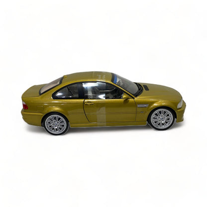 1/18 Diecast Solido BMW M3 E46 GOLD 2000 Scale Model Car|Sold in Dturman.com Dubai UAE.