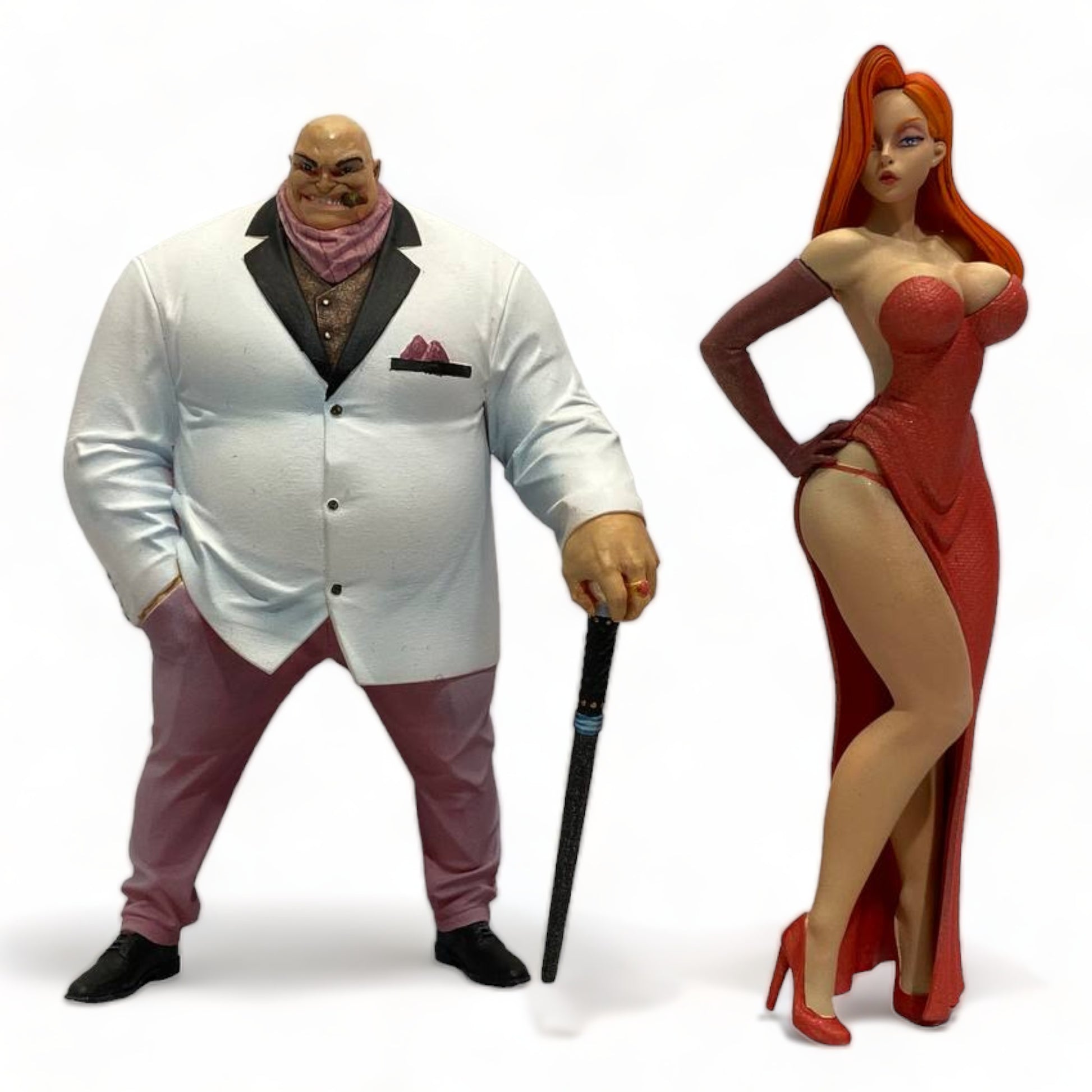 1/18 Scale Figure Set - Kingpin and Jessica Rabbit Figures|Sold in Dturman.com Dubai UAE.