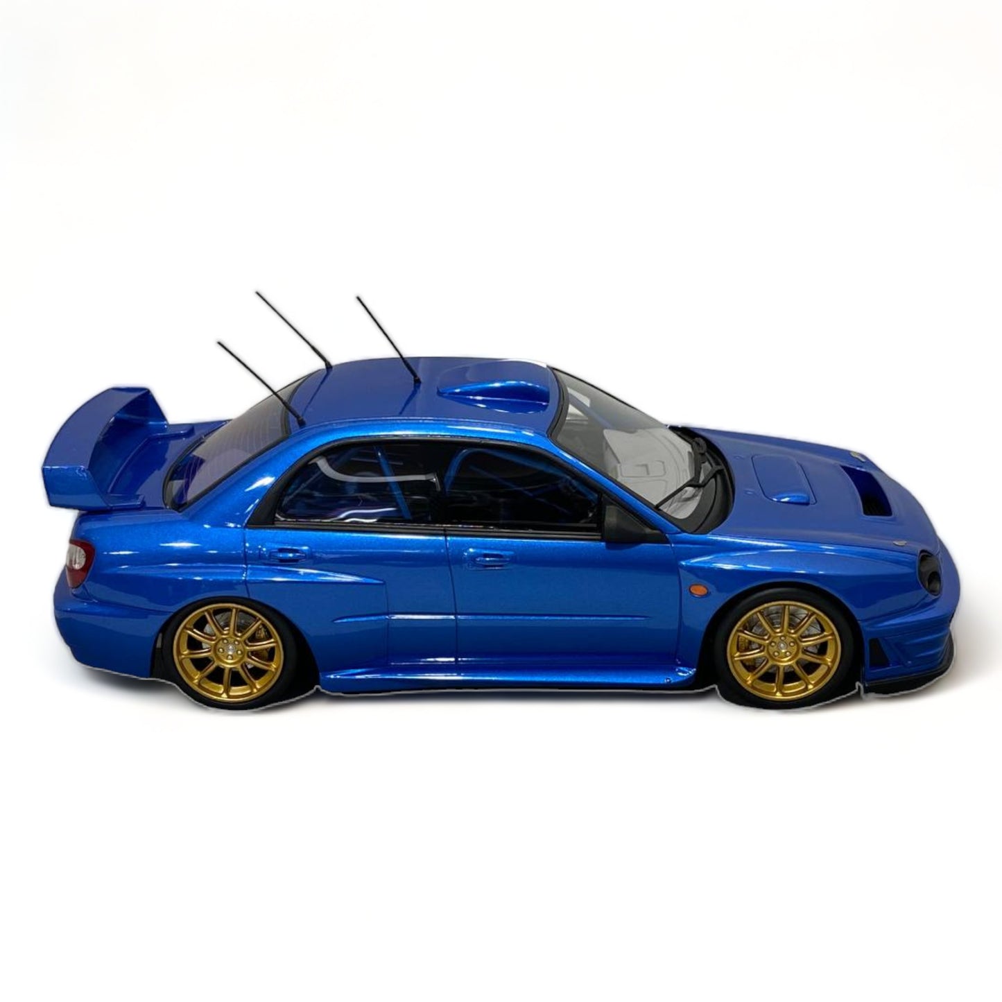 1/18 Diecast TOP MARQUES Subaru S7 Ready To Race Blue 2002