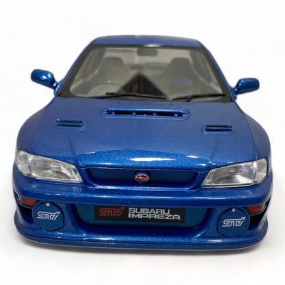 1/18 Solido Subaru Impreza 22B STI Version BLUE 1998 Model Car|Sold in Dturman.com Dubai UAE.