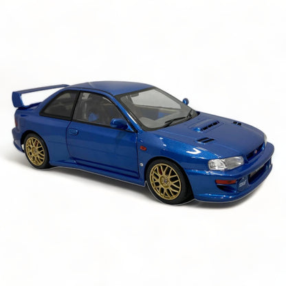 1/18 Solido Subaru Impreza 22B STI Version BLUE 1998 Model Car|Sold in Dturman.com Dubai UAE.