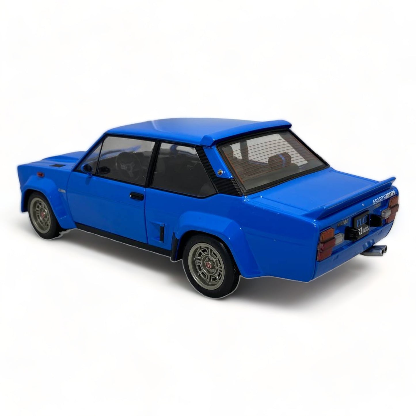 1/18 Solido FIAT 131 ABARTH BLUE 1980|Sold in Dturman.com Dubai UAE.