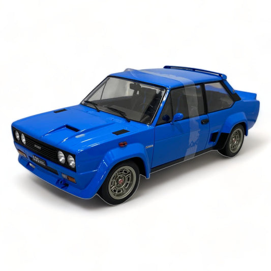 1/18 Solido FIAT 131 ABARTH BLUE 1980|Sold in Dturman.com Dubai UAE.