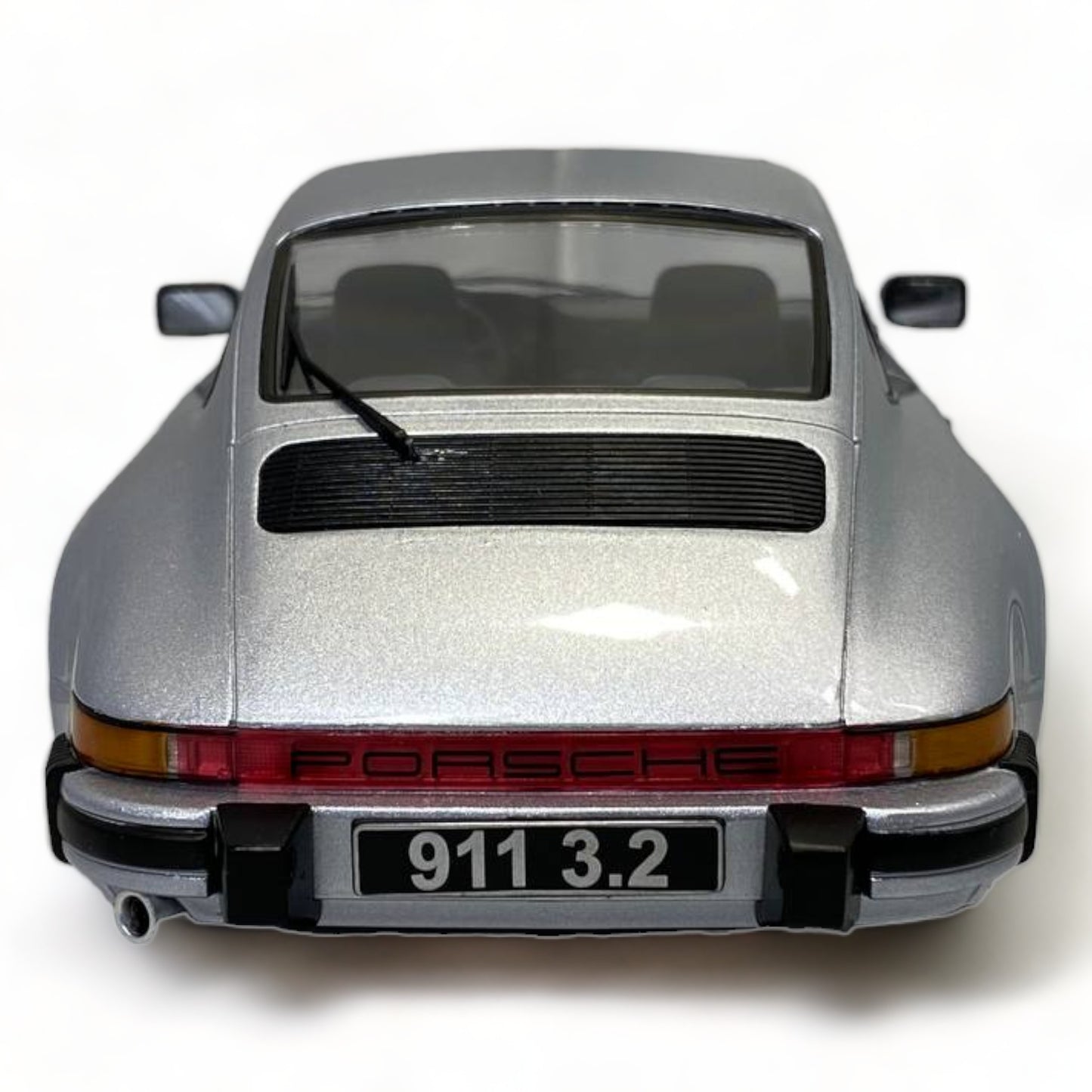 1/18 Resin KK Scale Porsche 911 Carrera Coupe 3.2 (1988) Silver Miniature Car|Sold in Dturman.com Dubai UAE.