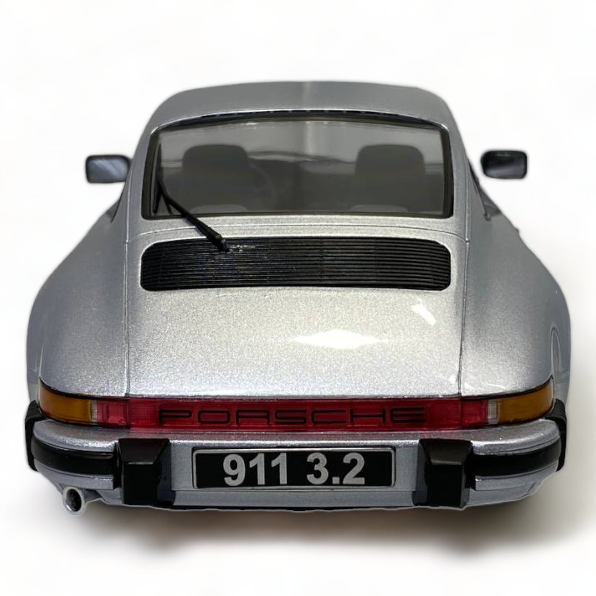 1/18 Resin KK Scale Porsche 911 Carrera Coupe 3.2 (1988) Silver Miniature Car|Sold in Dturman.com Dubai UAE.