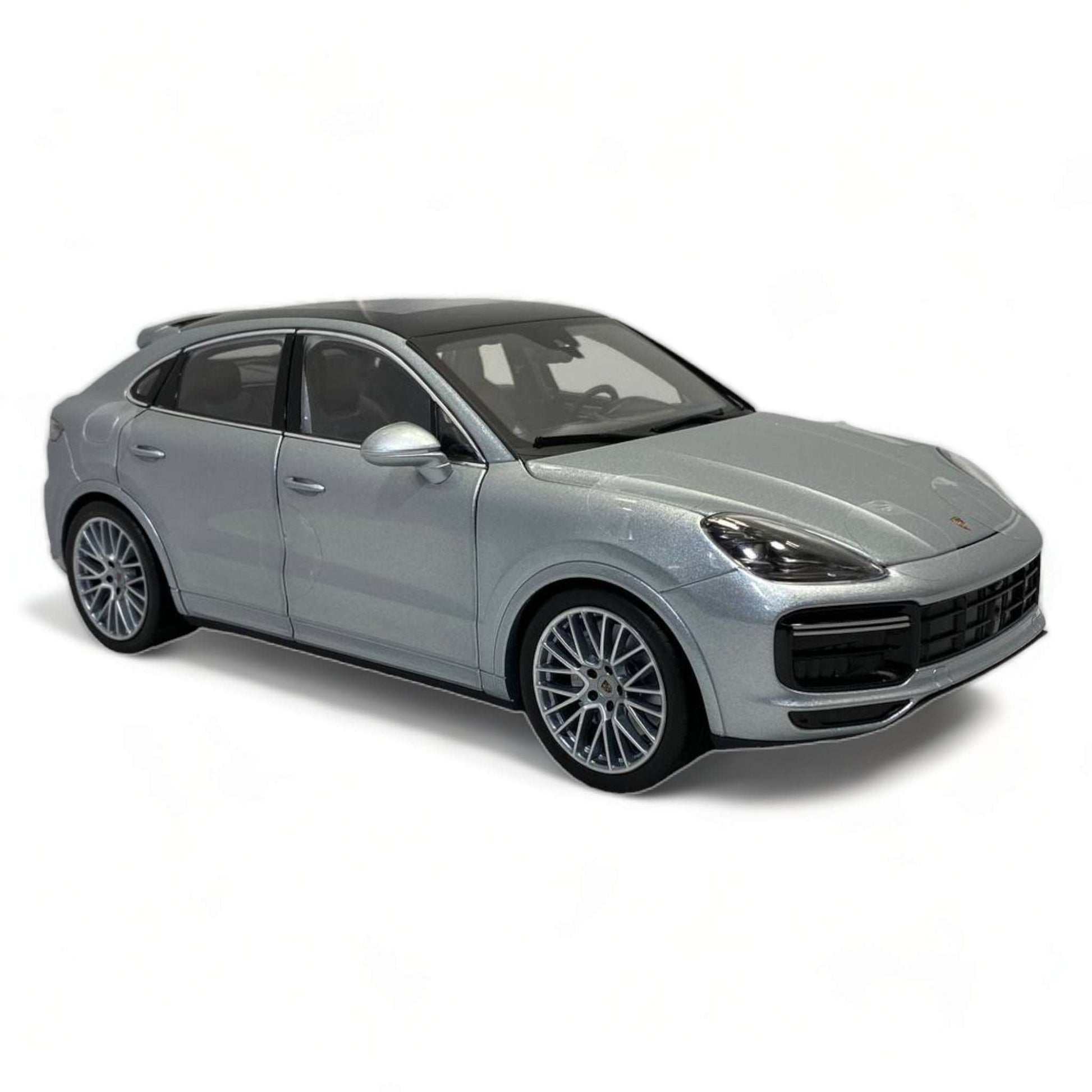 1/18  Porsche CAYENNE TURBO COUPE Norev Silver Diecast Model Car|Sold in Dturman.com Dubai UAE.