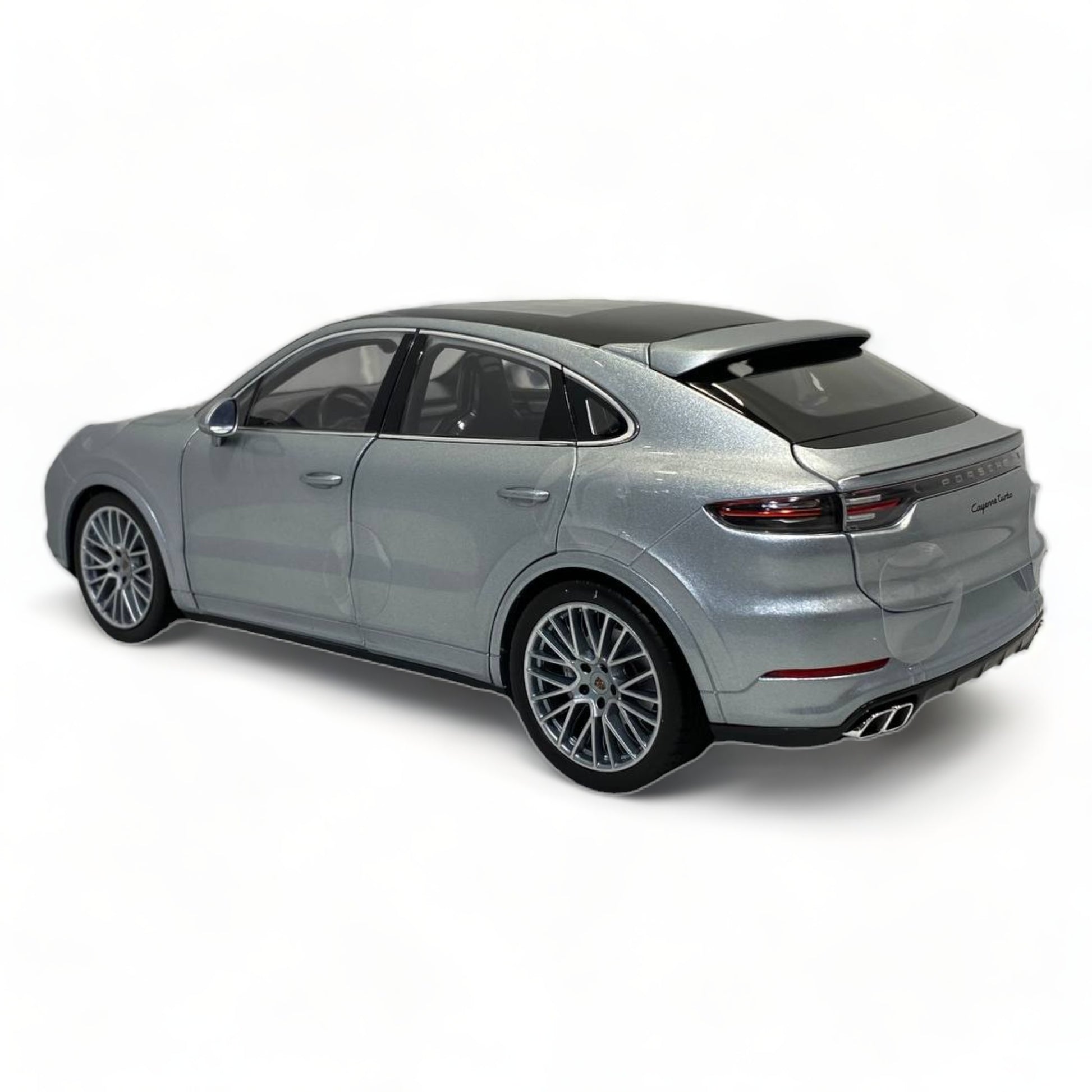 1/18  Porsche CAYENNE TURBO COUPE Norev Silver Diecast Model Car|Sold in Dturman.com Dubai UAE.