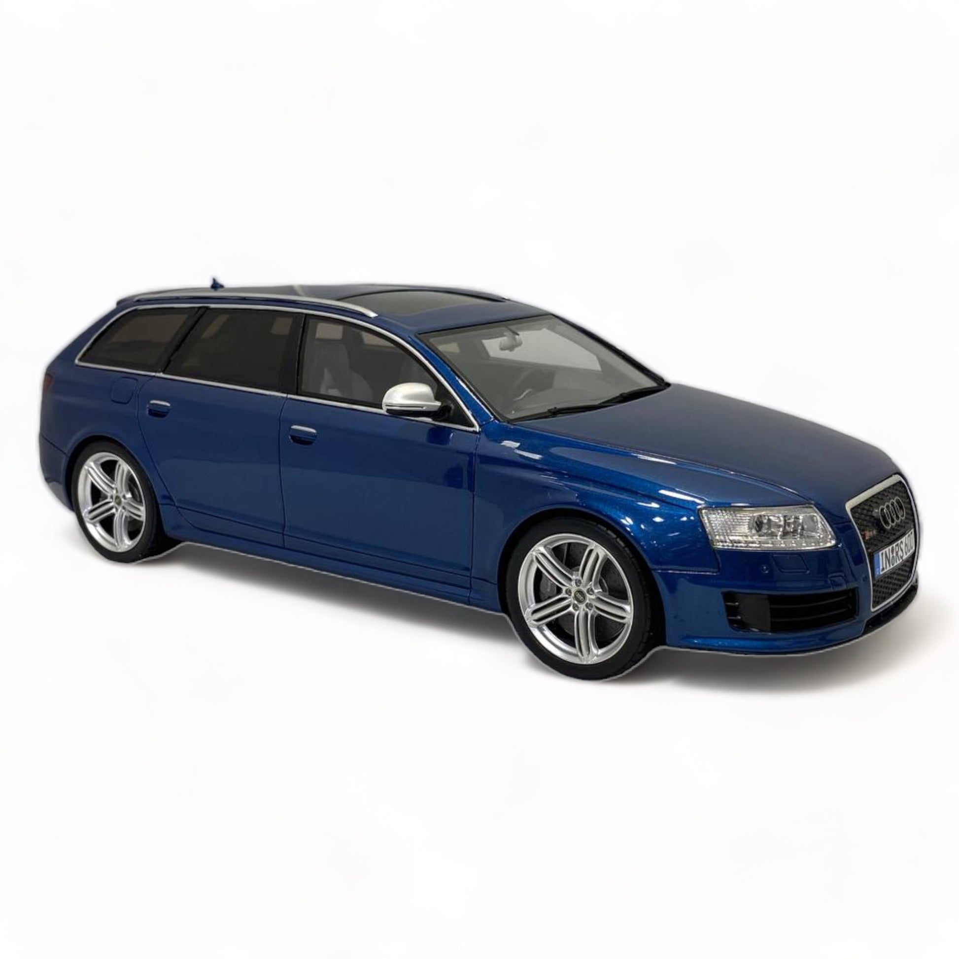 1/18 Diecast OTTO Audi RS 6 - Blue Scale Model Car|Sold in Dturman.com Dubai UAE.