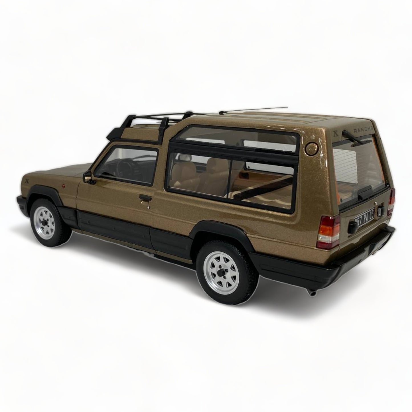 1/18 Resin OTTO Talbot Matra Rancho X - Brown Miniature Car|Sold in Dturman.com Dubai UAE.