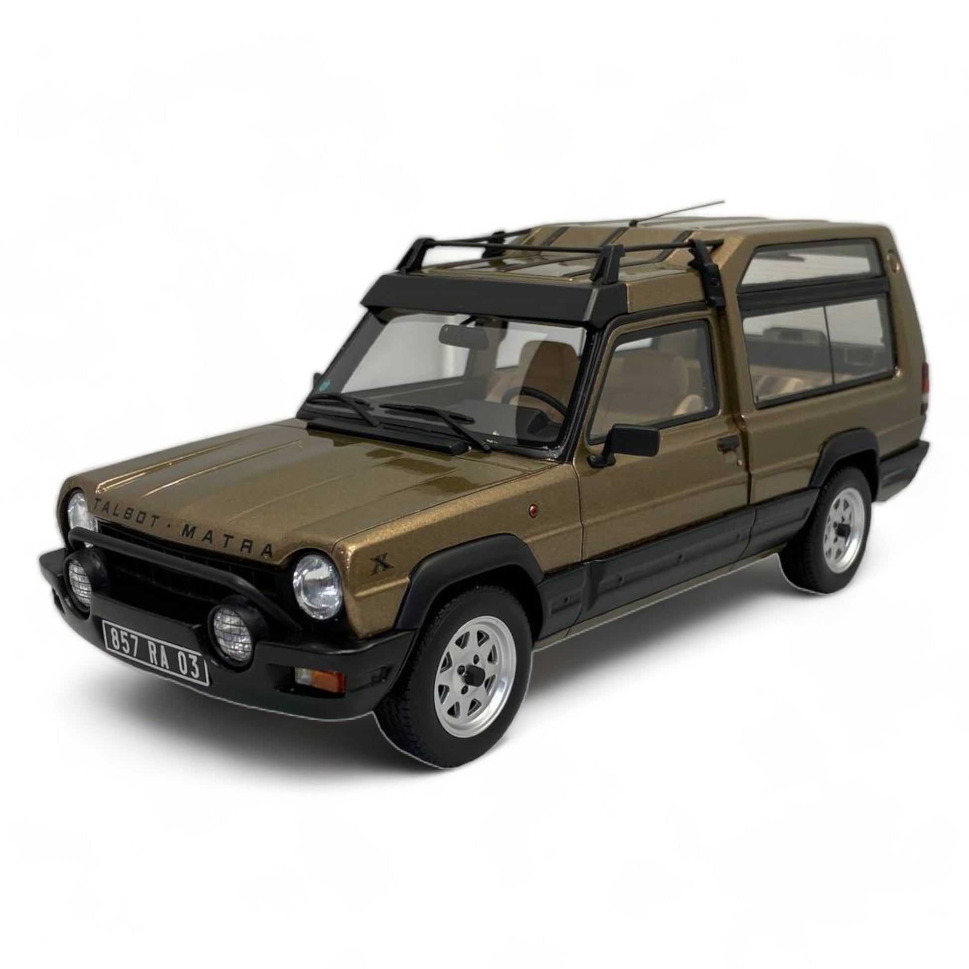 1/18 Resin OTTO Talbot Matra Rancho X - Brown Miniature Car|Sold in Dturman.com Dubai UAE.