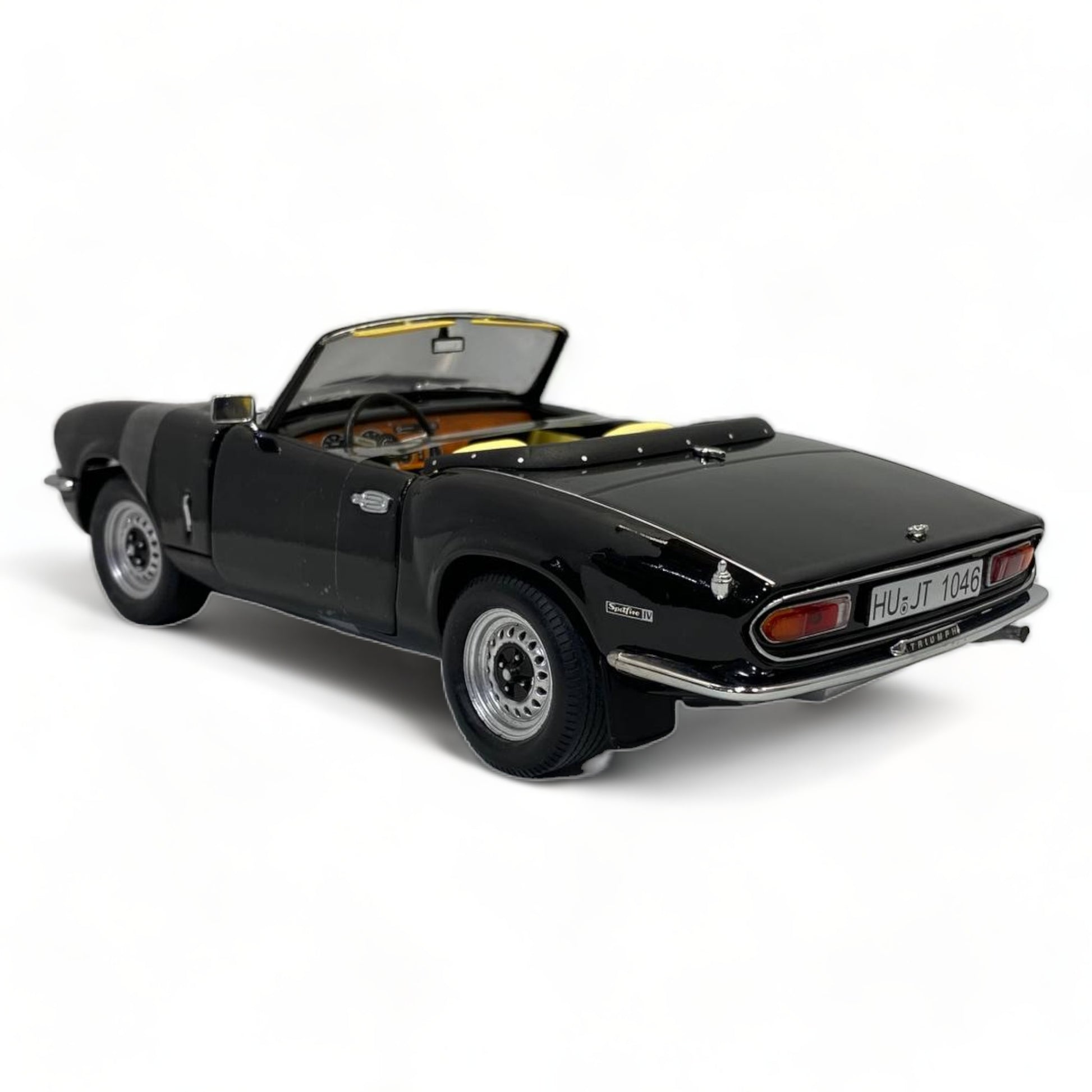 1/18 Diecast Sun Star TRIUMPH SPITFIRE MK IV BLACK 1970 Miniature Car|Sold in Dturman.com Dubai UAE.