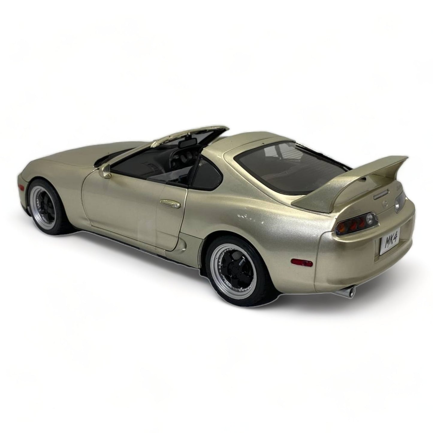 1/18 Diecast SOLIDO Toyota Supra MK 4 Targa Roof (1998) Quicksilver Miniature Car|Sold in Dturman.com Dubai UAE.