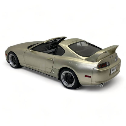 1/18 Diecast SOLIDO Toyota Supra MK 4 Targa Roof (1998) Quicksilver Miniature Car|Sold in Dturman.com Dubai UAE.