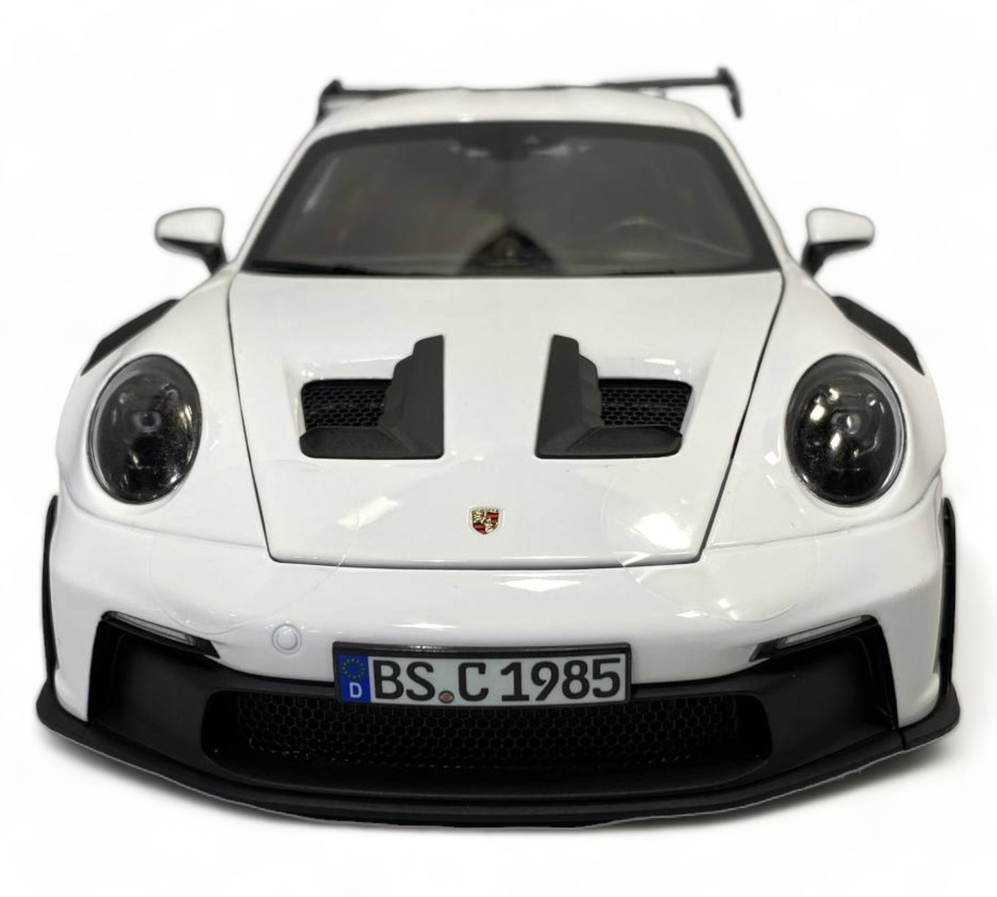 Norev Porsche 911 GT3 RS (2022) - 1/18 Diecast Metal Model, White/Red|Sold in Dturman.com Dubai UAE.