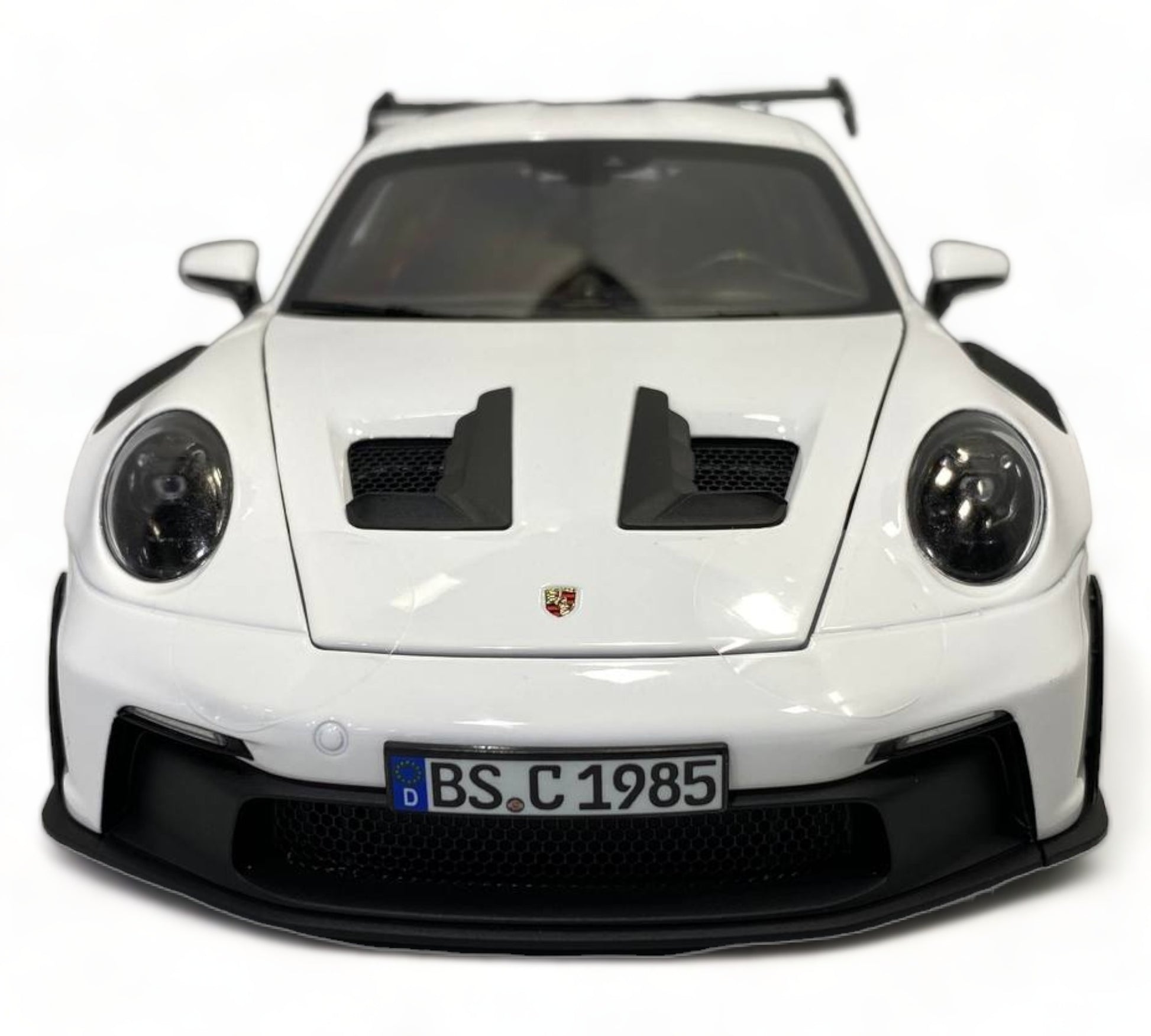 Norev Porsche 911 GT3 RS (2022) - 1/18 Diecast Metal Model, White/Red|Sold in Dturman.com Dubai UAE.